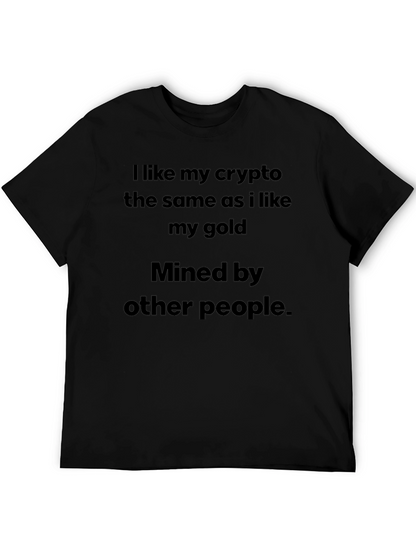 Camiseta Crypto/Oro Minada por Otros