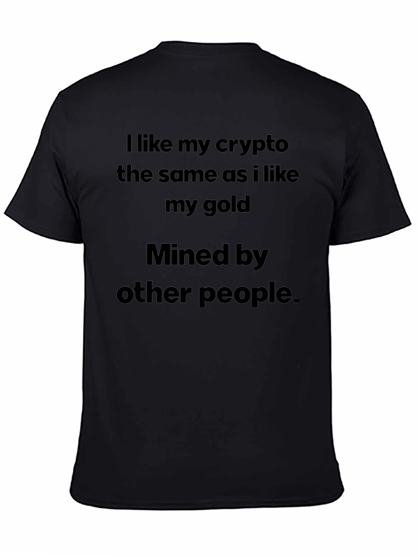Camiseta Crypto/Oro Minada por Otros