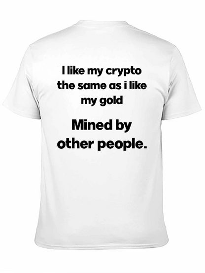 Camiseta Crypto/Oro Minada por Otros