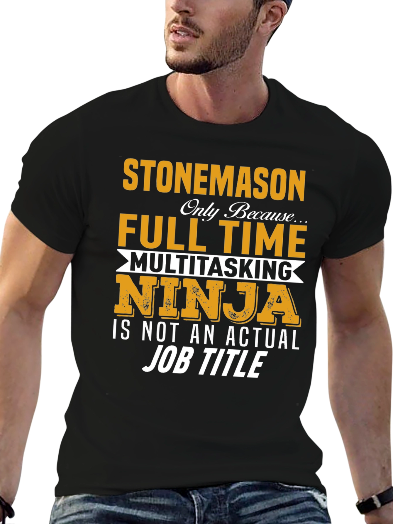 Camiseta Stonemason Full Time Multitasking Ninja