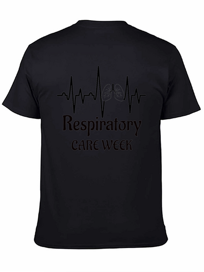 Camiseta Negra Semana del Cuidado Respiratorio