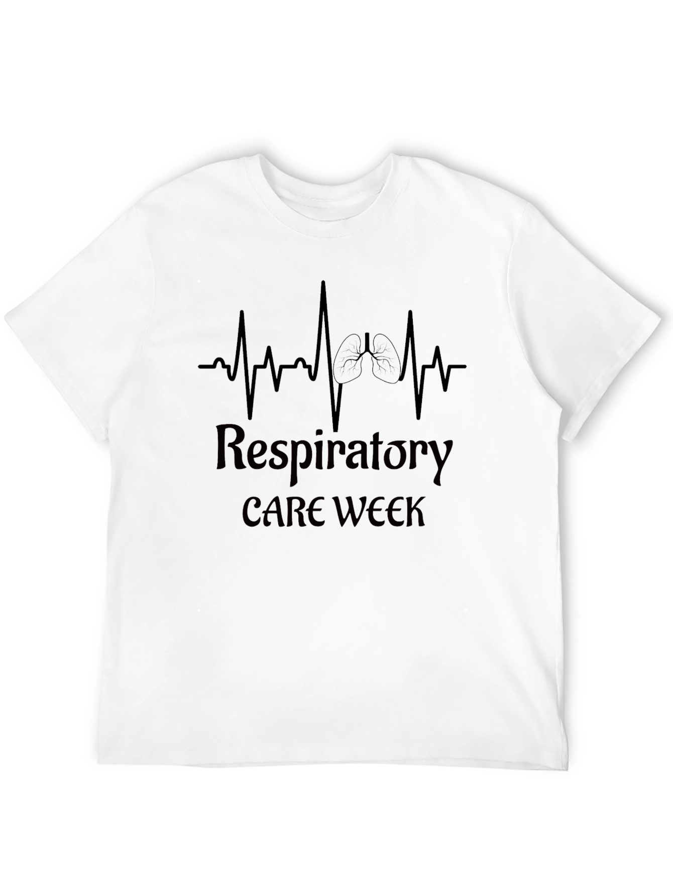 Camiseta Negra Semana del Cuidado Respiratorio