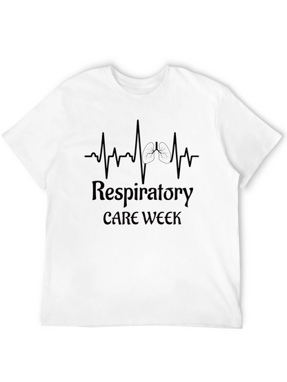 Camiseta Negra Semana del Cuidado Respiratorio