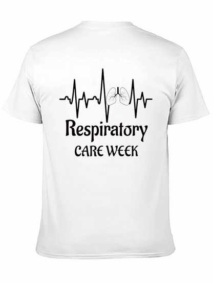 Camiseta Negra Semana del Cuidado Respiratorio