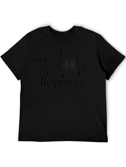 Camiseta Negra Semana del Cuidado Respiratorio