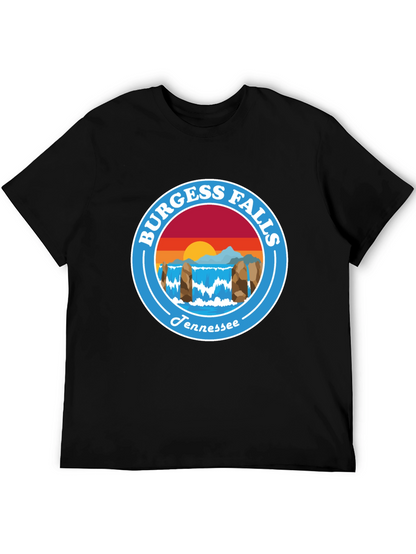 Camiseta Negra Burgess Falls Tennessee