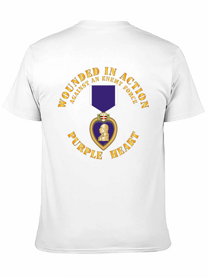 Camiseta Corazón Púrpura Herido en Acción