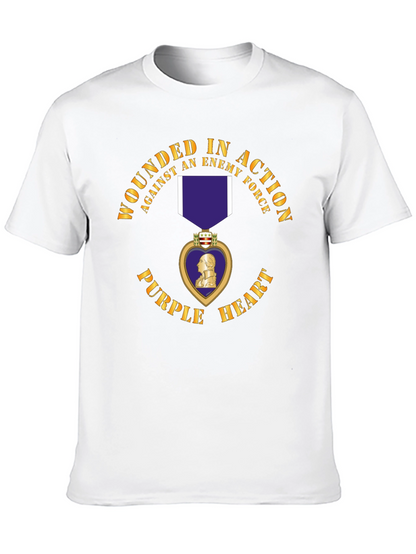 Camiseta Corazón Púrpura Herido en Acción