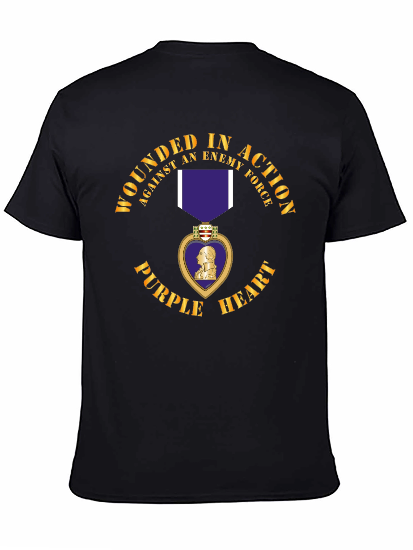 Camiseta Corazón Púrpura Herido en Acción