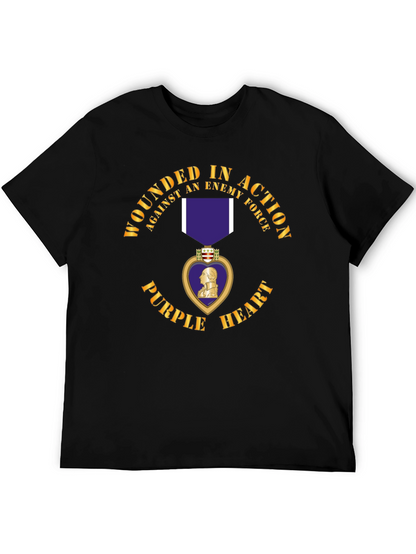Camiseta Corazón Púrpura Herido en Acción