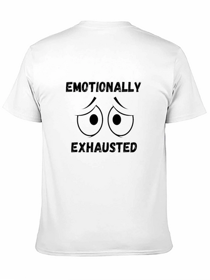 Camiseta Negra Emocionalmente Agotado