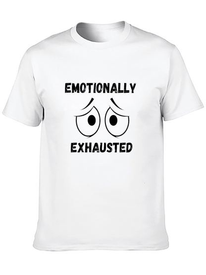 Camiseta Negra Emocionalmente Agotado