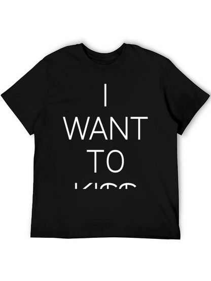 Camiseta Negra: Quiero Besar