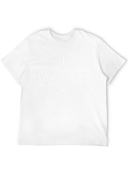 Camiseta Negra: Quiero Besar