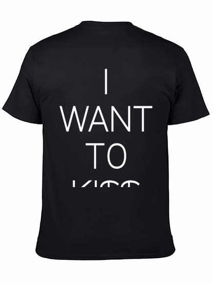 Camiseta Negra: Quiero Besar