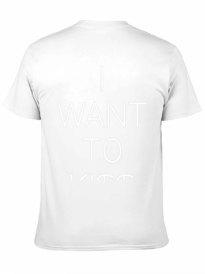 Camiseta Negra: Quiero Besar