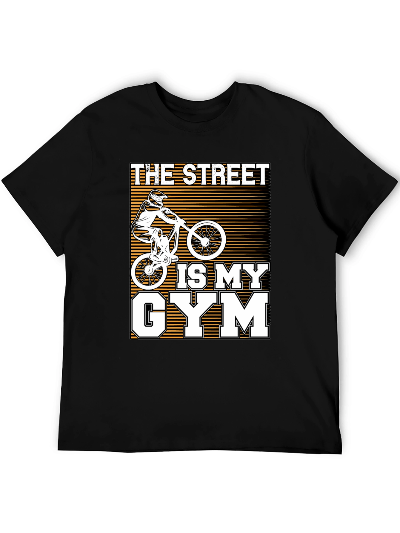 Camiseta The Street Is My Gym Negra