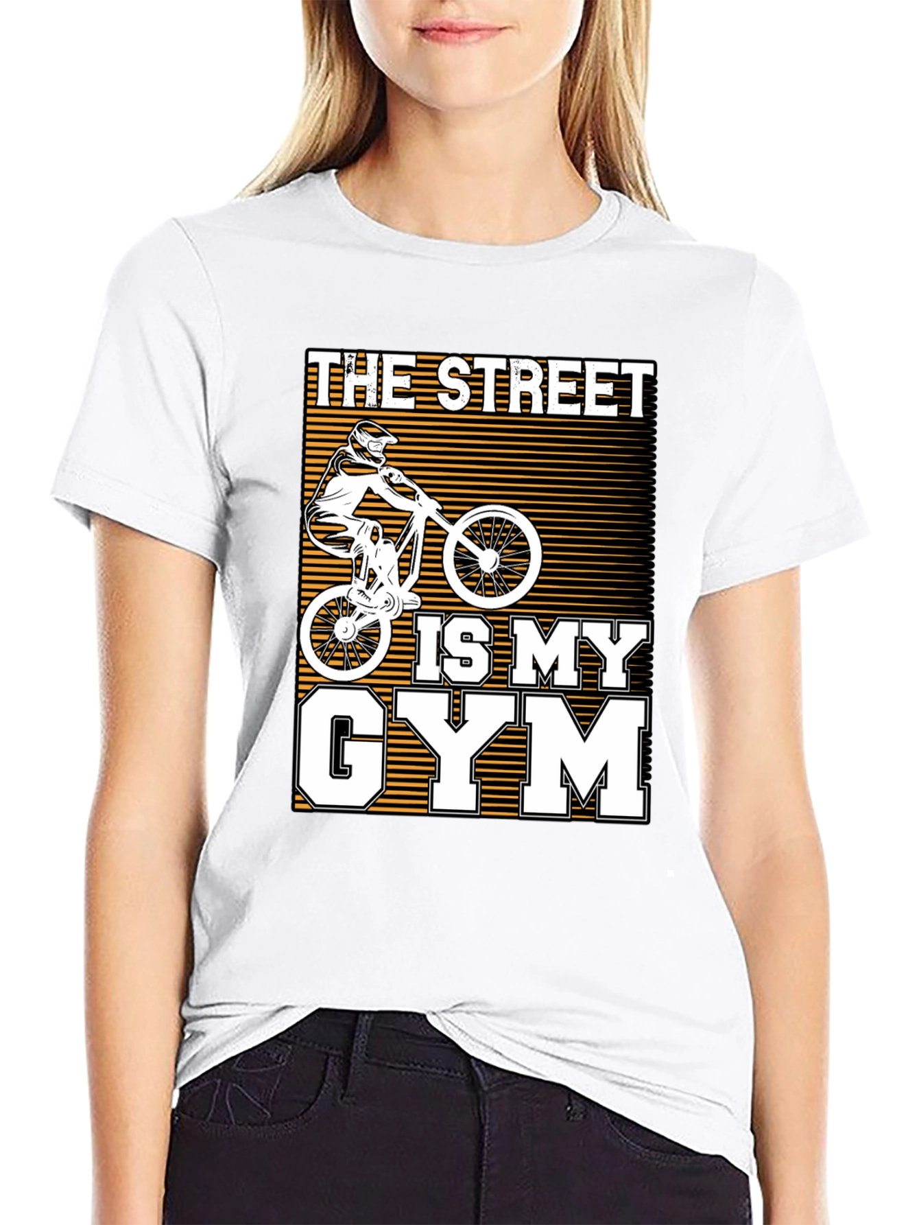 Camiseta The Street Is My Gym Negra