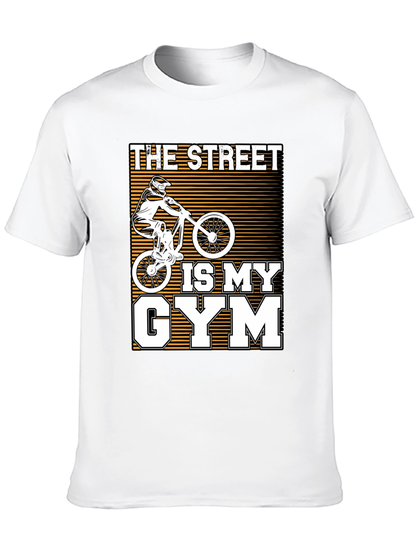 Camiseta The Street Is My Gym Negra