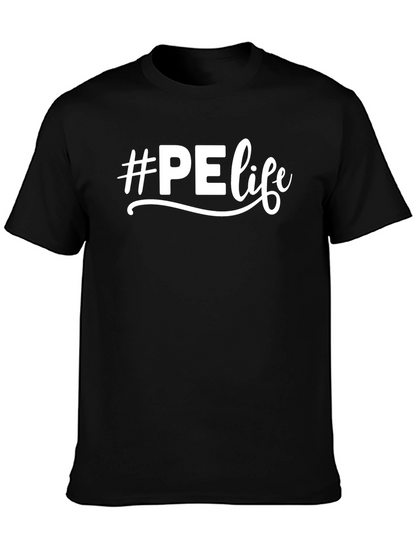 Camiseta Negra #PElife - Estilo y Comodidad