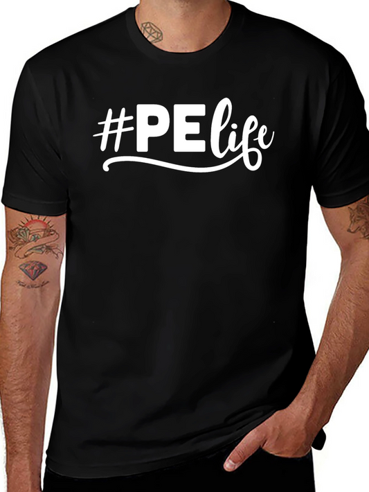 Camiseta Negra #PElife - Estilo y Comodidad