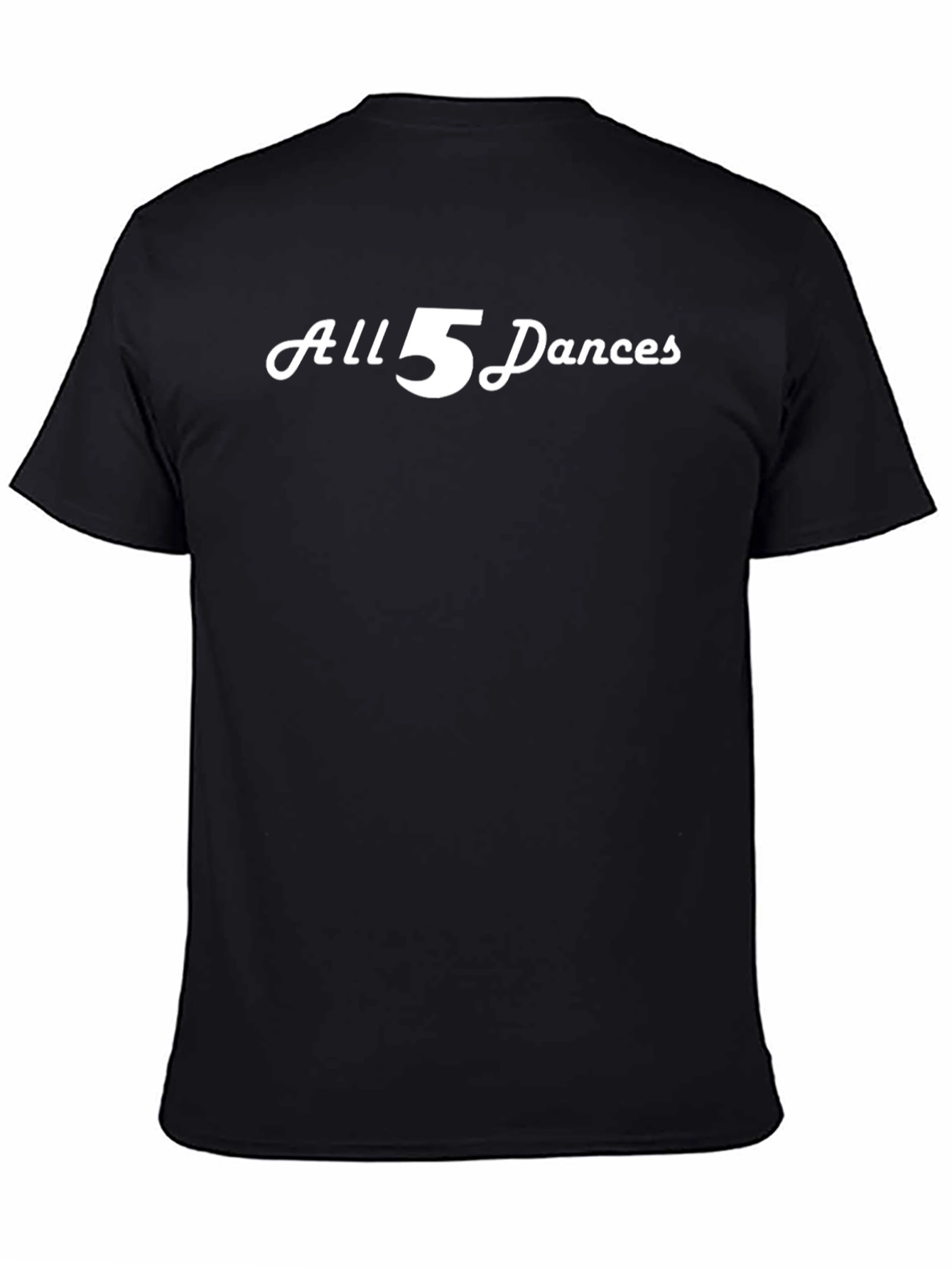 Camiseta Negra All 5 Dances para Hombre