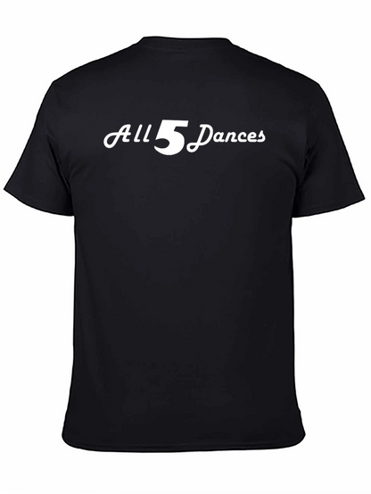 Camiseta Negra All 5 Dances para Hombre
