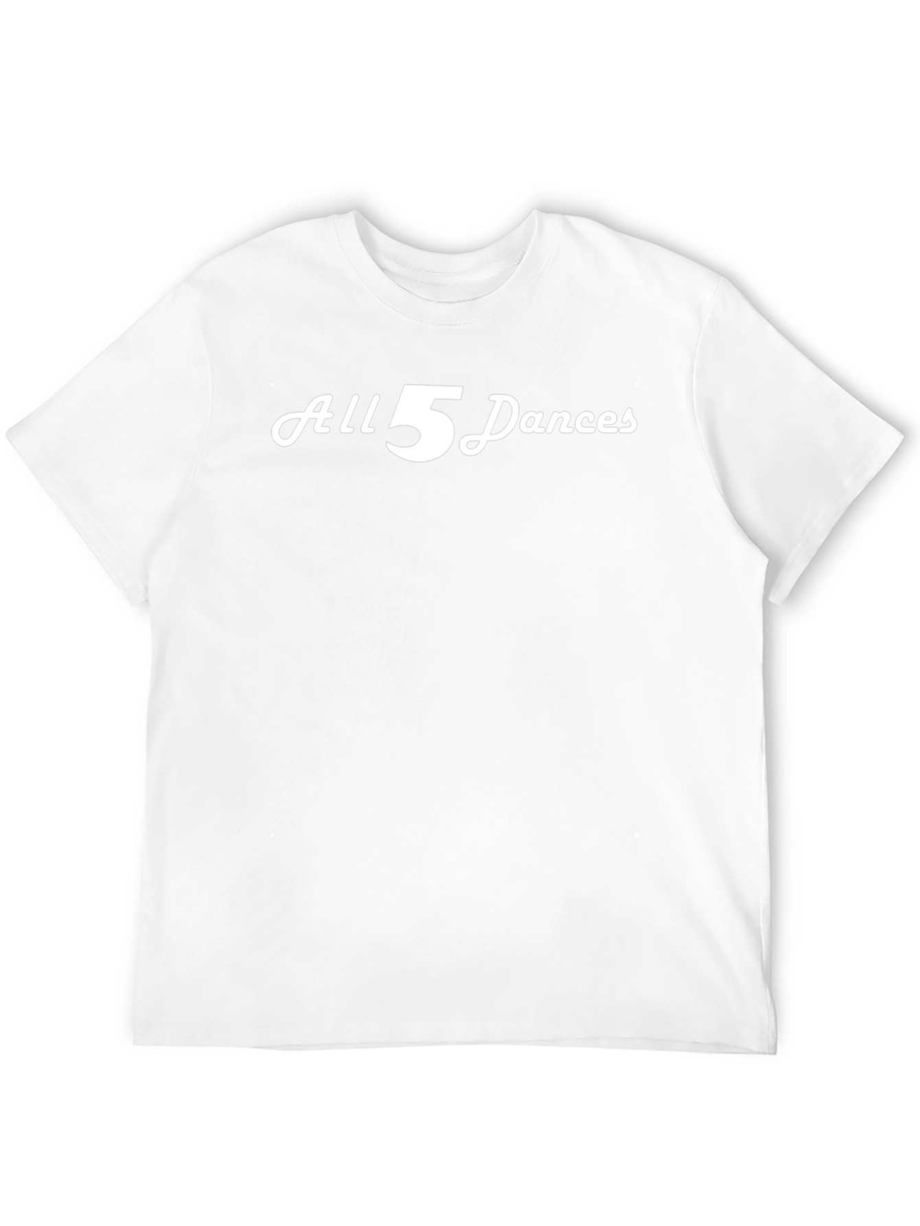 Camiseta Negra All 5 Dances para Hombre
