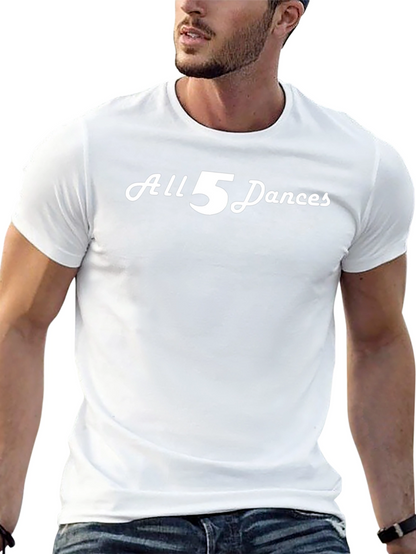 Camiseta Negra All 5 Dances para Hombre