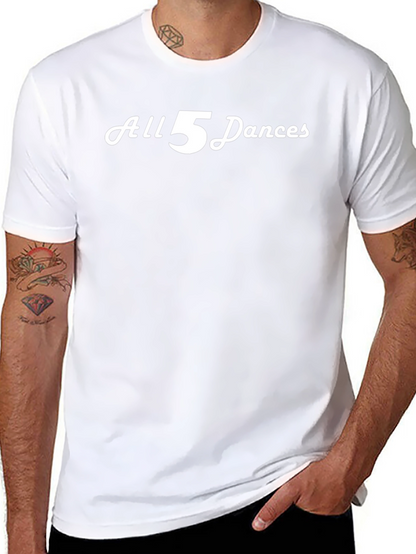 Camiseta Negra All 5 Dances para Hombre