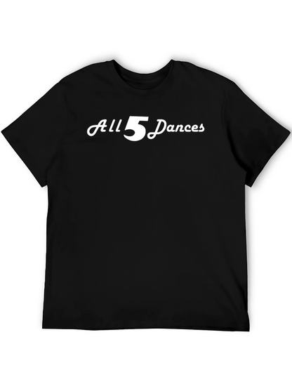 Camiseta Negra All 5 Dances para Hombre