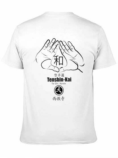 Camiseta Negra Diseño Tenshin-Kai Artes Marciales