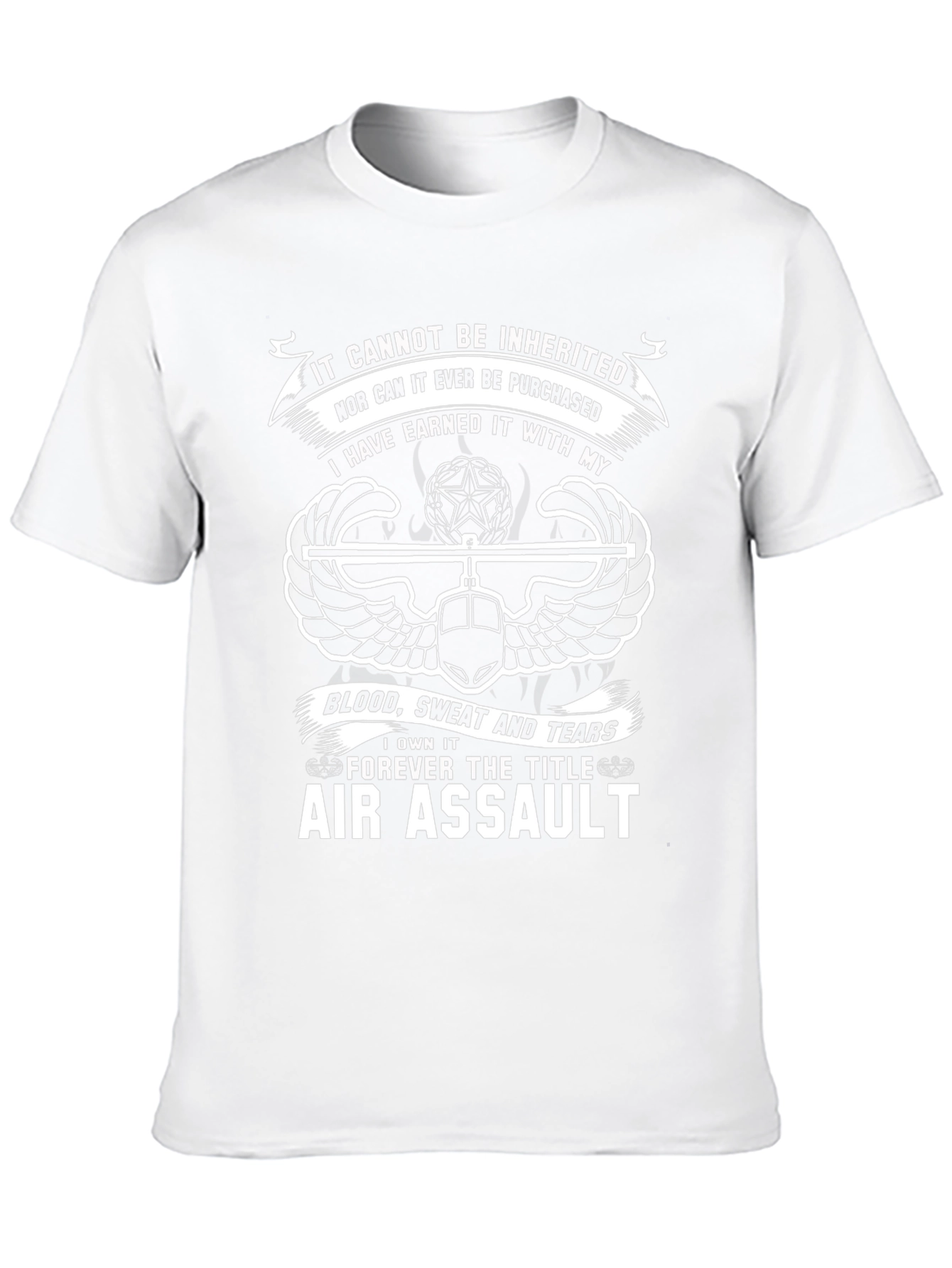 Camiseta Negra Air Assault - Orgullo Militar