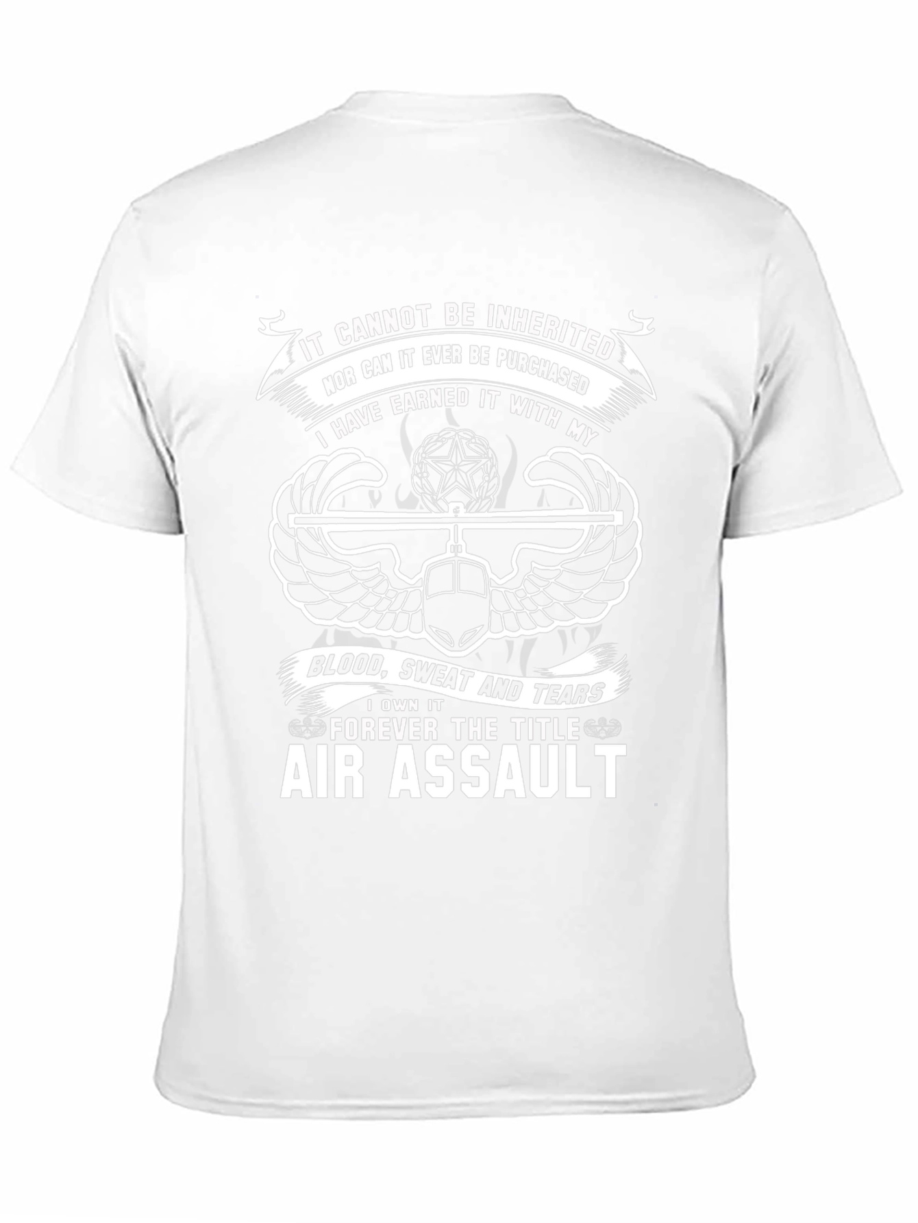 Camiseta Negra Air Assault - Orgullo Militar