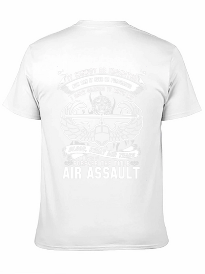 Camiseta Negra Air Assault - Orgullo Militar