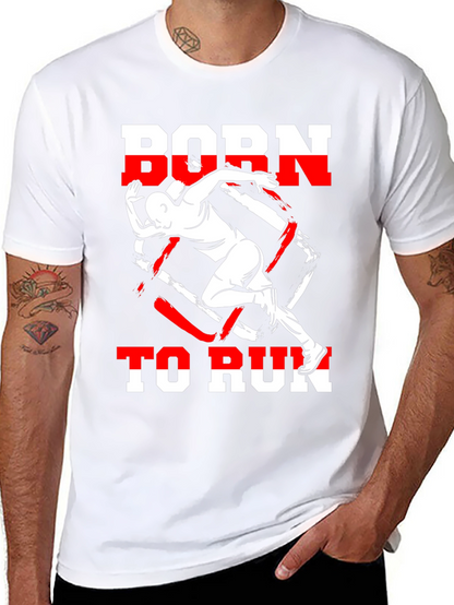 Camiseta Negra Born to Run Deportiva