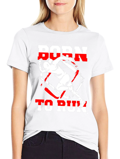 Camiseta Negra Born to Run Deportiva