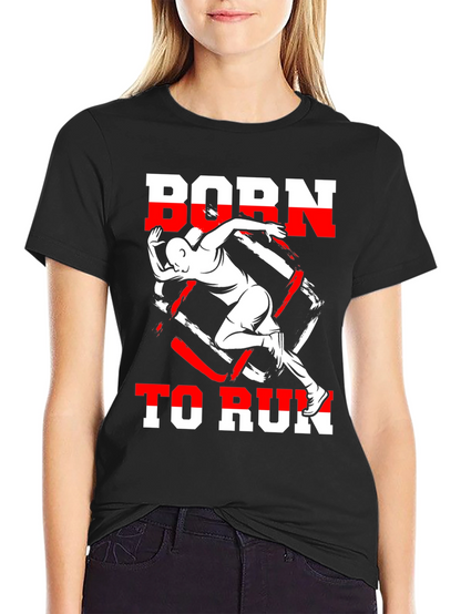 Camiseta Negra Born to Run Deportiva