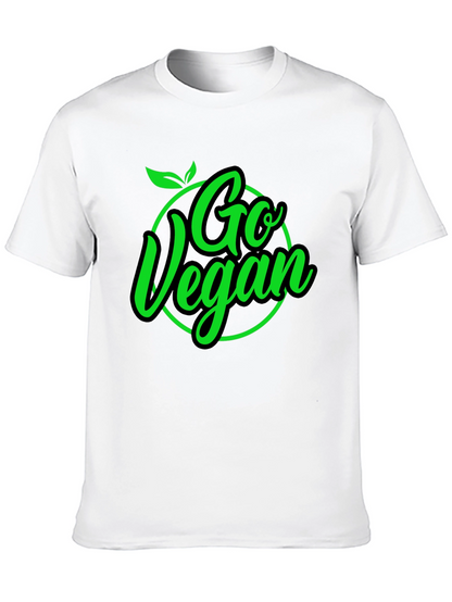 Camiseta Negra Go Vegan para Hombre