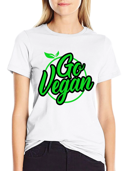 Camiseta Negra Go Vegan para Hombre
