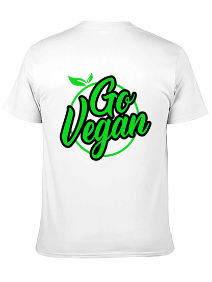Camiseta Negra Go Vegan para Hombre