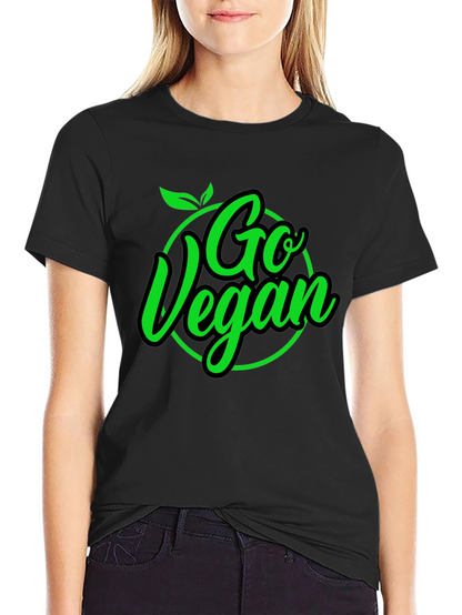 Camiseta Negra Go Vegan para Hombre