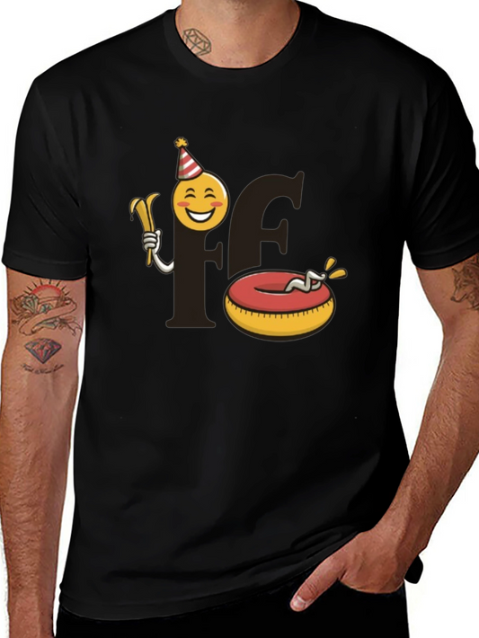 Camiseta Negra Divertida - Fiesta y Relajación