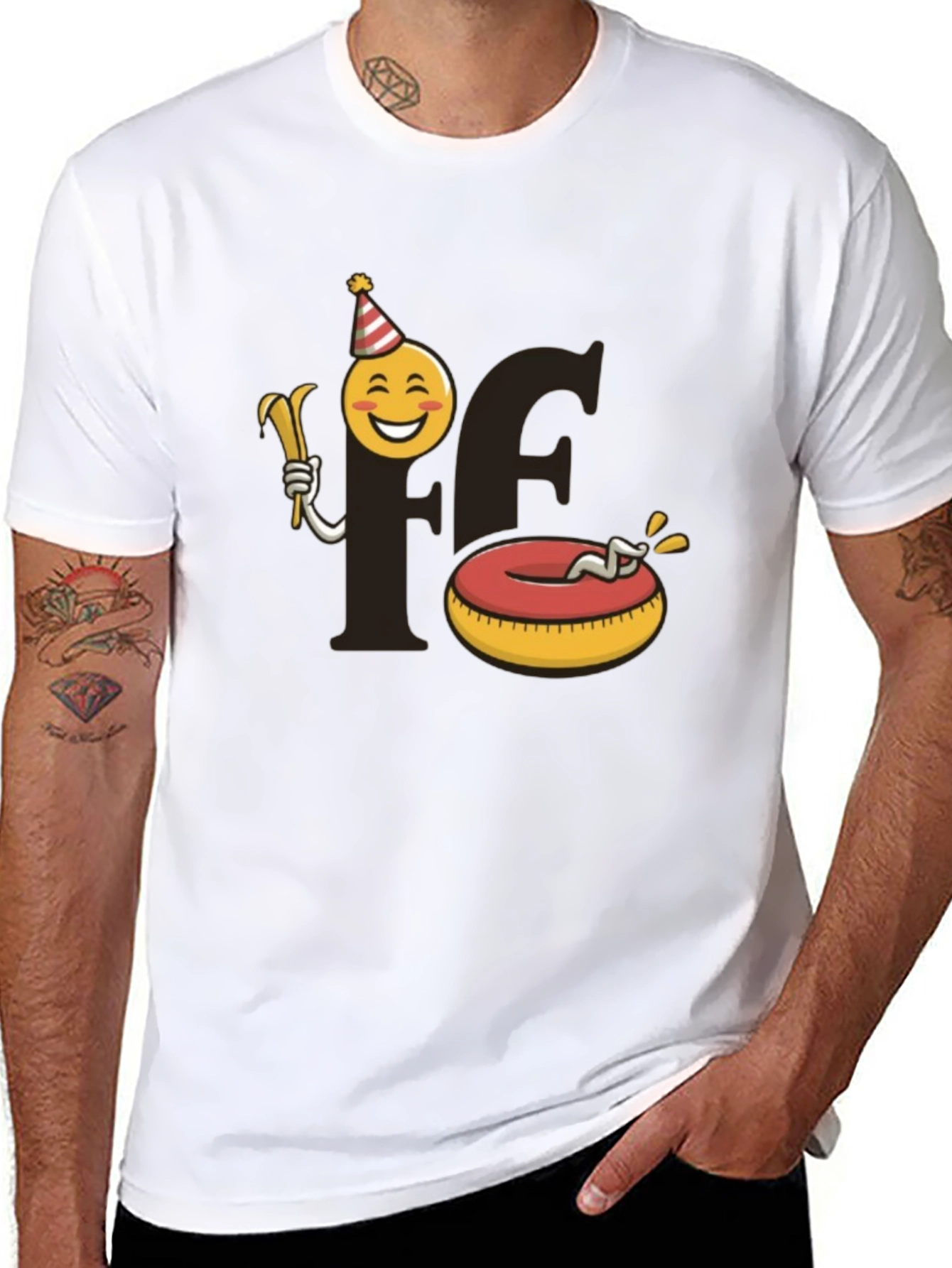 Camiseta Negra Divertida - Fiesta y Relajación