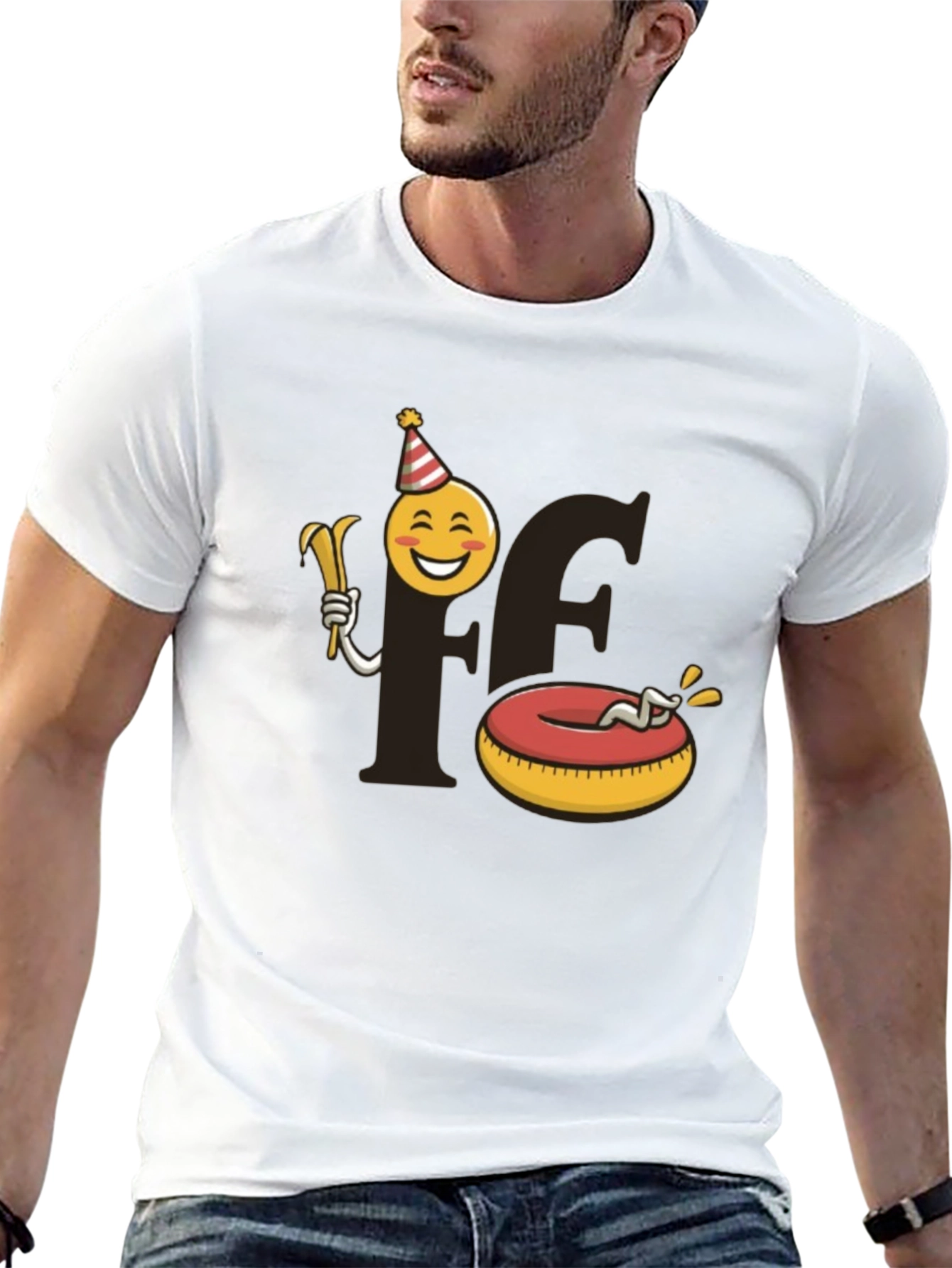 Camiseta Negra Divertida - Fiesta y Relajación