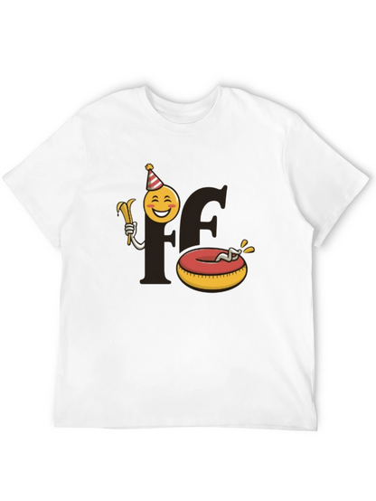 Camiseta Negra Divertida - Fiesta y Relajación