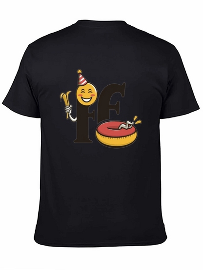 Camiseta Negra Divertida - Fiesta y Relajación