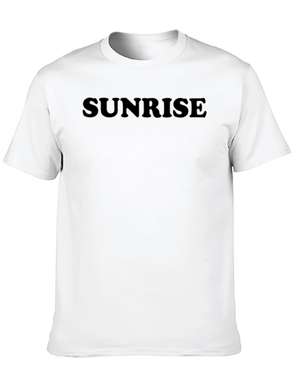 Camiseta Negra Sunrise Casual
