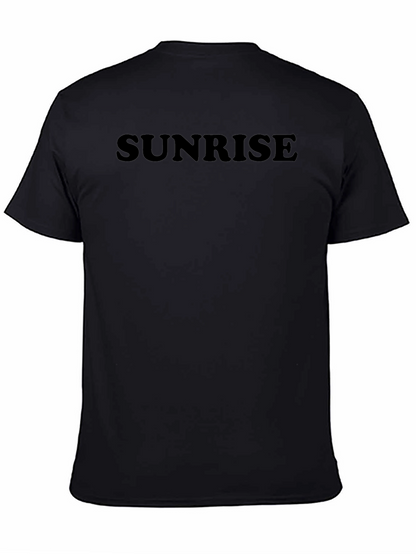 Camiseta Negra Sunrise Casual