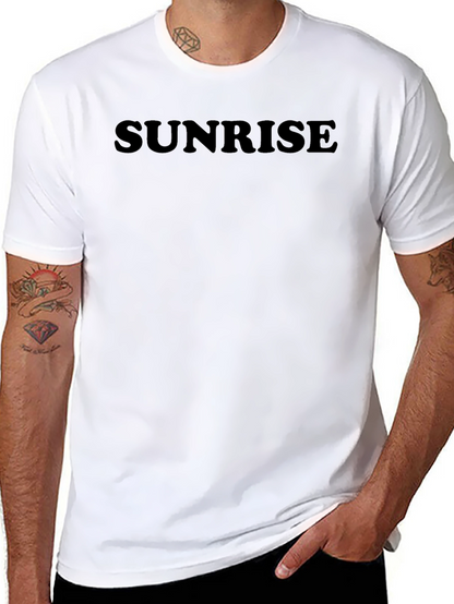 Camiseta Negra Sunrise Casual